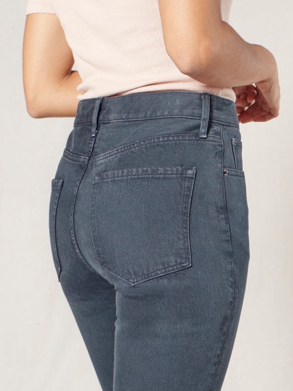 NWT Outerknown 100% Organic Cotton SEA Jeans Dune HighRise Slim Denim Women's 25 - Picture 3 of 14